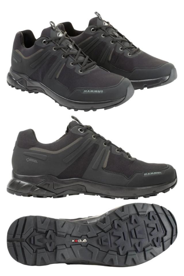 マムート メンズ アルティメイト プロ ローカット ゴアテックス Ultimate Pro Low GTX 登山靴 山登り トレッキングシューズ 防水 ブラック 黒 送料無料 Mammut 3040-00710_1