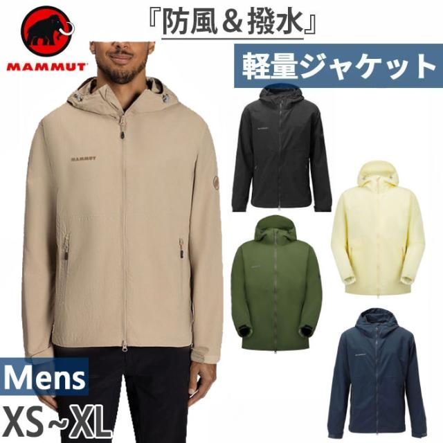 マムート メンズ ハイキング フード付きジャケット Hiking WB Hooded Jacket AF アウトドアウェア トップス アウター 長袖 ブラック 黒 送料無料 Mammut 1012-00391