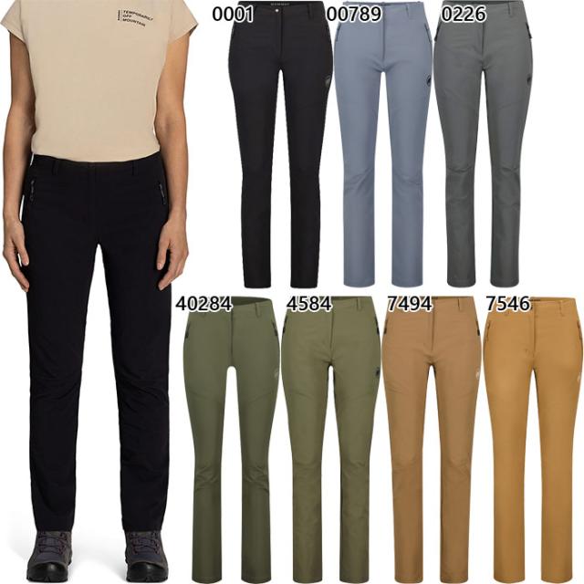 マムート レディース トレッカーズ ソフトシェル パンツ Trekkers 3.0 SO Pants AF Women アウトドアウェア ボトムス 登山 ブラック 黒 グレー ベージュ カーキ 灰色 送料無料 Mammut 1021-00811