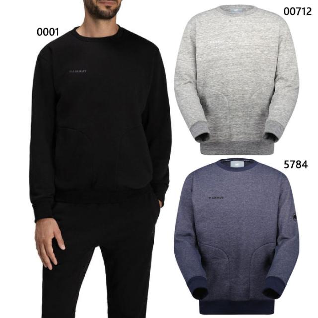 マムート メンズ エッセンシャル ミドルレイヤー クルー ネック Essential ML Crew Neck AF アウトドアウェア トップス ブラック 黒 送料無料 Mammut 1014-05560