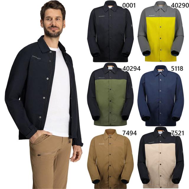 マムート メンズ ユーティリティ コーチ ジャケット Utility Coach Jacket AF アウトドアウェア トップス アウター ブラック 黒 ネイビー ブラウン イエロー ベージュ グリーン 茶色 黄色 送料無料 Mammut 1012-00760