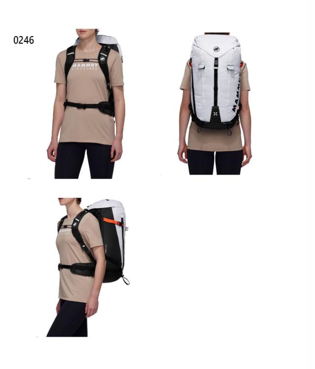38L マムート レディース トリオン 38 リュックサック デイパック バックパック バッグ 鞄 ホワイト 白 ネイビー 送料無料 Mammut 2520-01011_3