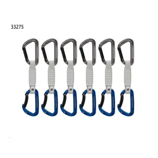 マムート メンズ レディース ワークホース キーロック 12 センチメートル 6-パック QD Workhorse Keylock 12 cm 6-Pack Quickdraws クライミング グレー 灰色 送料無料 Mammut 2040-02571