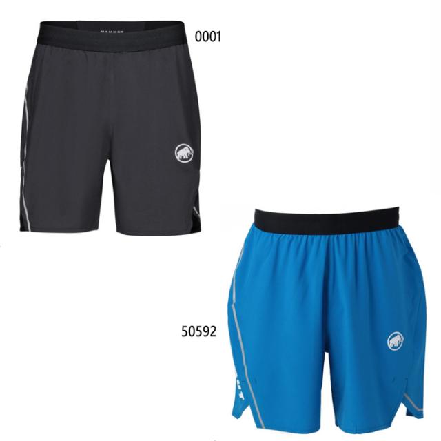 マムート メンズ エナジー トレイルラン ショーツ アウトドアウェア ズボン ボトムス ショートパンツ ブラック 黒 ブルー 青 送料無料 Mammut 1023-00861