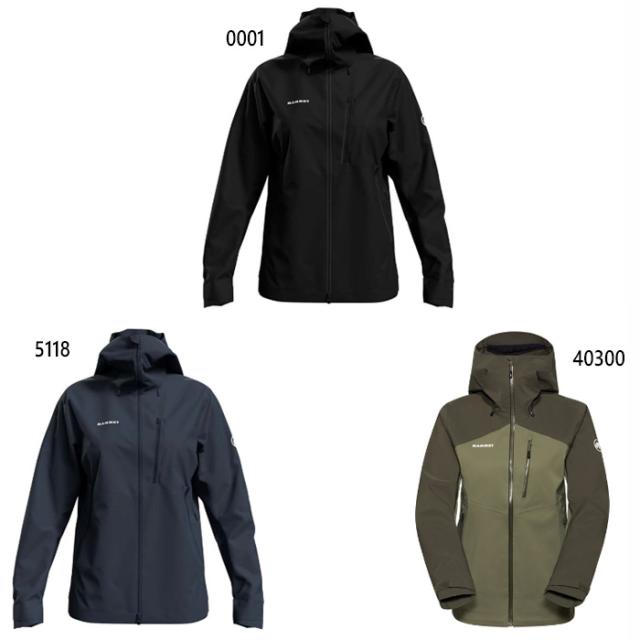 マムート レディース アルト ガイド ハードシェル フーデッド ジャケット Alto Guide HS Hooded Jacket アウトドアウェア 上着 アウター 長袖 ブラック 黒 送料無料 Mammut 1010-29571