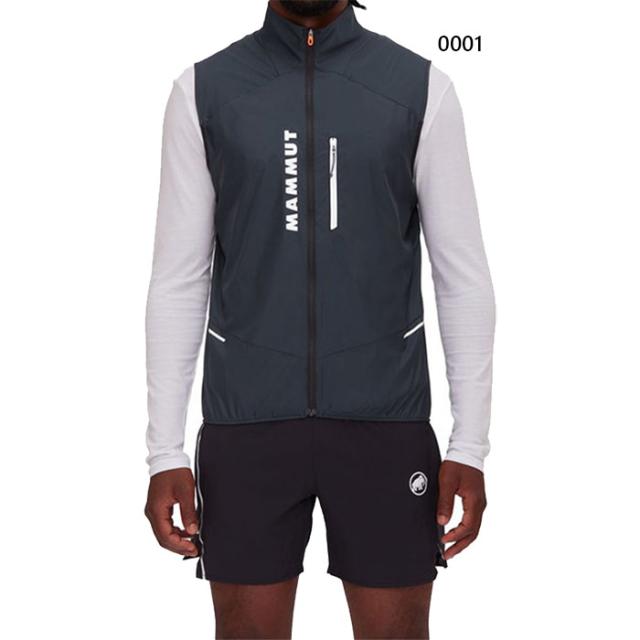 マムート メンズ エナジー トレイルラン ウィンドブレーカー ハイブリッド ベスト アウトドアウェア トップス 登山 トレッキング マウンテニアリング ブラック 黒 送料無料 Mammut 1012-00611