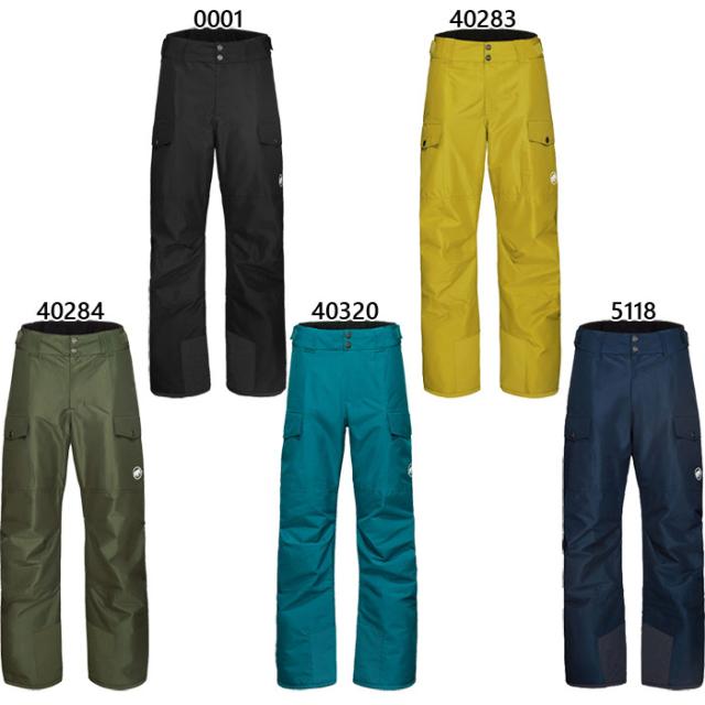 マムート メンズ フォール ライン ハードシェル サーモ パンツ アジアンフィット ウィンタースポーツウェア スキー ロングパンツ スノーボード ブラック 黒 カーキ 送料無料 Mammut 1020-13680