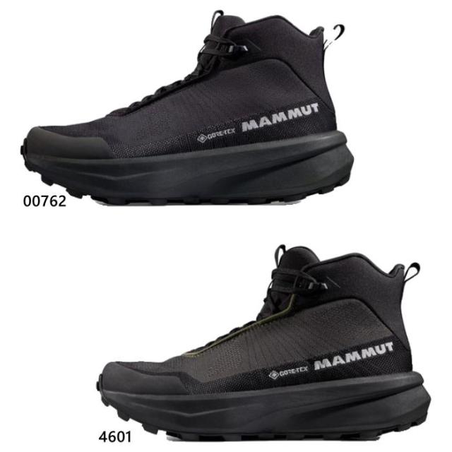 マムート メンズ エナジー マウンテン ミッド ゴアテックス 登山靴 山登り トレッキングシューズ 防水 ブラック 黒 送料無料 Mammut 3030-05320