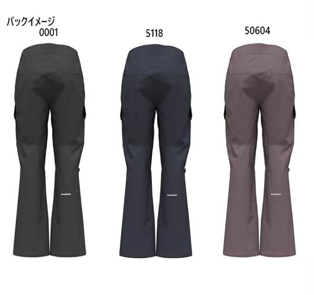マムート レディース フォール ライン ハードシェル サーモ パンツ アジアンフィット アウトドアウェア ズボン ボトムス ブラック 黒 ネイビー パープル 紫 送料無料 Mammut 1020-13690_1