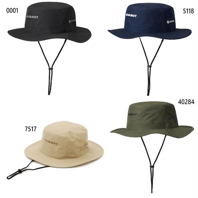 マムート メンズ レディース クライメート ゴアテックス ハット アジアンフィット アウトドア用品 帽子 防水 ブラック 黒 送料無料 Mammut 1191-01950