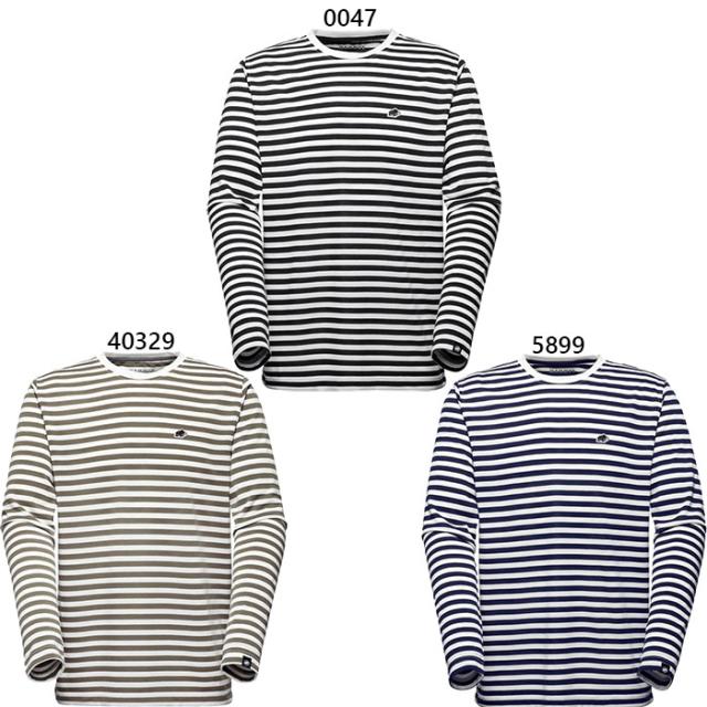 サイズ：L マムート メンズ レディース マムート ストライプ ロングスリーブ アジアンフィット Mammut Stripe Longsleeve AF アウトドアウェア 長袖 ブラック 黒 送料無料 Mammut 1016-01820 マムート メンズ レディース マムート ストライプ ロングスリーブ