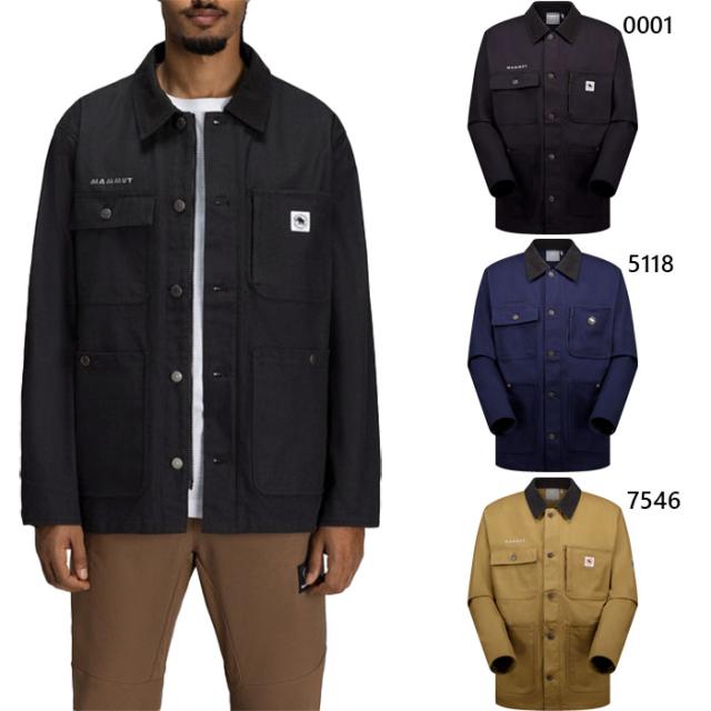 マムート メンズ エクスプローラー キャンバス ジャケット アジアンフィット アウトドアウェア トップス 上着 アウター 長袖 カジュアル ブラック 黒 送料無料 Mammut 1012-00920