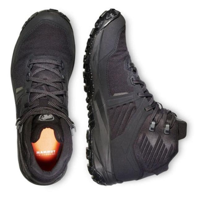 サイズ：UK4.5(23.0cm) マムート レディース アルティメット ミッドカット ゴアテックス Ultimate III Mid GTX 登山靴 山登り トレッキングシューズ ブラック 黒 送料無料 Mammut 3030-04690