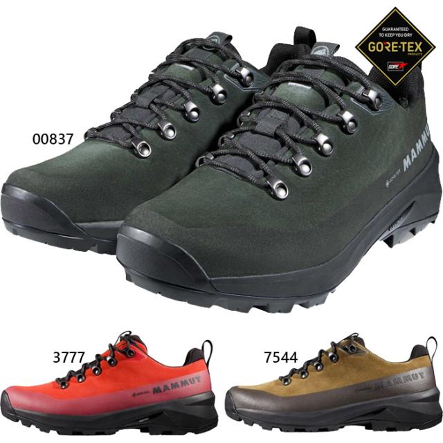 マムート メンズ デュカン 3 ロー レザー ゴアテックス DUCAN III LOW LTH GTX 登山靴 山登り ハイキングシューズ 防水 GORE-TEX ブラック 黒 レッド 赤 ベージュ 送料無料 Mammut 3030-05650
