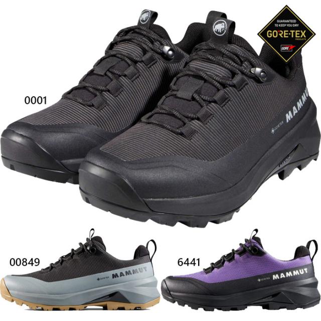 マムート レディース デュカン 3 ロー ゴアテックス DUCAN III LOW GTX 登山靴 山登り ハイキングシューズ 防水 GORE-TEX ブラック 黒 送料無料 Mammut 3030-05540