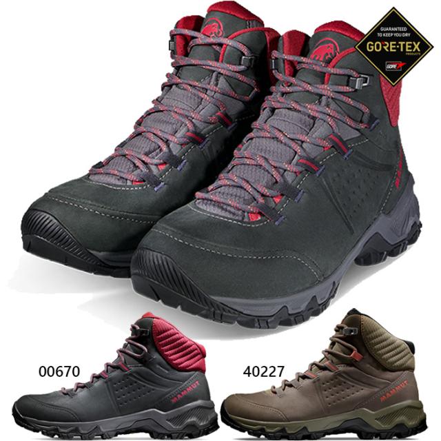 マムート レディース ノヴァ 4 ミッド ゴアテックス Nova IV Mid GTX 登山靴 山登り トレッキングシューズ 防水 GORE-TEX ブラック 黒 送料無料 Mammut 3030-04731