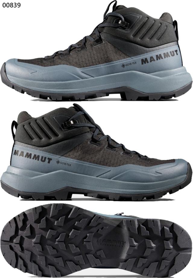 マムート メンズ サーティグ 3 ミッドカット ゴアテックス SERTIG III MID GTX 登山靴 山登り ハイキングシューズ 防水 GORE-TEX ブラック 黒 送料無料 Mammut 3030-05570_4