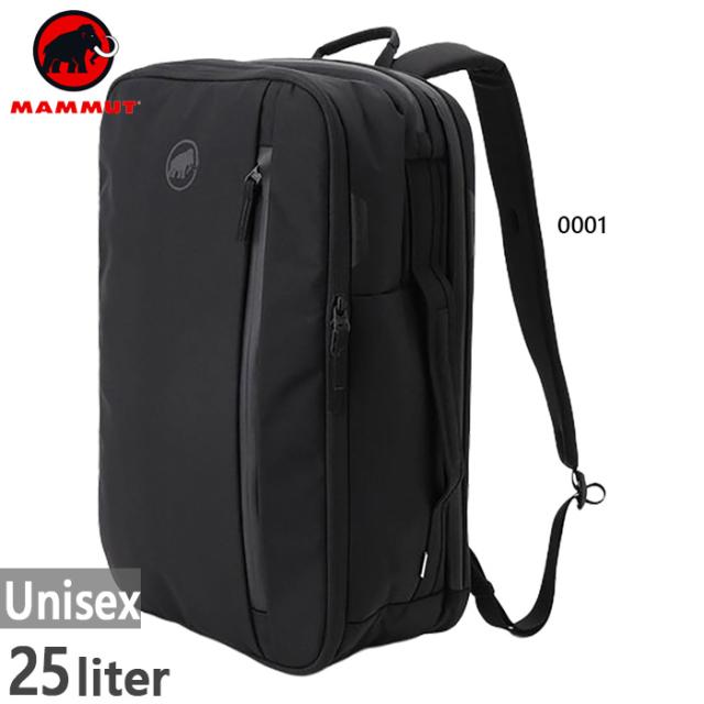 25L マムート メンズ レディース セオン トランスポーター ジャパンエクスクルーシブ 25 バリスティックナイロン バックパック ブラック 黒 送料無料 Mammut 1052-50