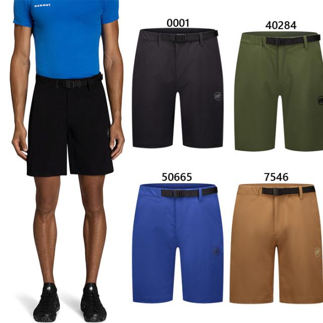 マムート メンズ トレッカーズ 4 ショーツ アジアンフィット Trekkers IV Shorts AF Men アウトドアウェア ズボン ボトムス ショートパンツ ブラック 黒 送料無料 Mammut 1023-00474