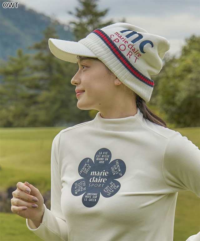 帽子 キャップ marie claire GOLF マリクレール ゴルフ つば付き