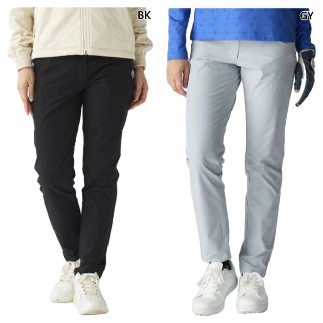 マリクレール レディース 美脚シルエット ロングパンツ ゴルフウェア ボトムス ブラック 黒 グレー 灰色 送料無料 marie claire 735351