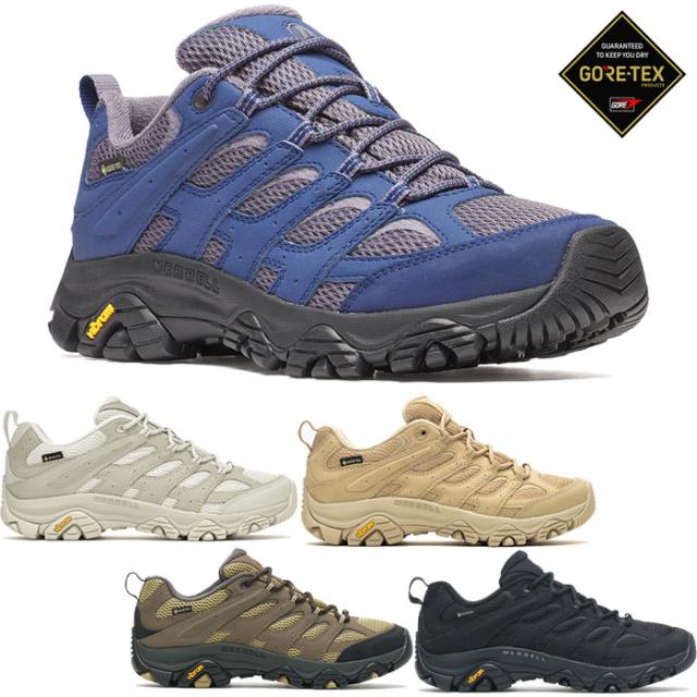 メレル メンズ モアブ シンセティック ゴアテックス MOAB 3 SYNTHETIC GORE-TEX 登山靴 山登り トレッキングシューズ ブラック 黒 グレー ブルー ブラウン 青 ベージュ 送料無料 MERRELL M500239 M500247 M500433 M500437 M500641