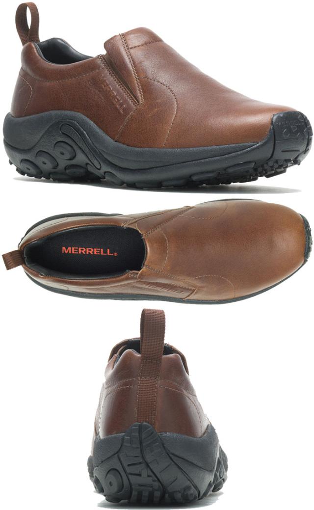 メレル メンズ ジャングル モック レザー 2 JUNGLE MOC LEATHER 2 スニーカー シューズ スリッポン カジュアル ローカット ハンズフリーシューズ ブラック 黒 ブラウン 茶色 送料無料 MERRELL M000439 M17199_2