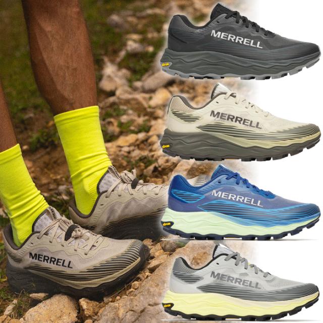 メレル メンズ アジリティー ピーク6 AGILITY PEAK 6 トレイルランニングシューズ アウトドア 登山 ローカット ブラック 黒 送料無料 MERRELL M00003309 M00003311