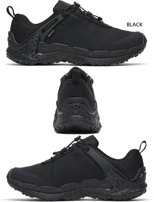 メレル メンズ レディース カメレオン ストーム リダックス ゴアテックス CHAM REDUX STORM GTX アウトドアシューズ 防水 クイックシューレース ブラック 黒 送料無料 MERRELL U00005678_1