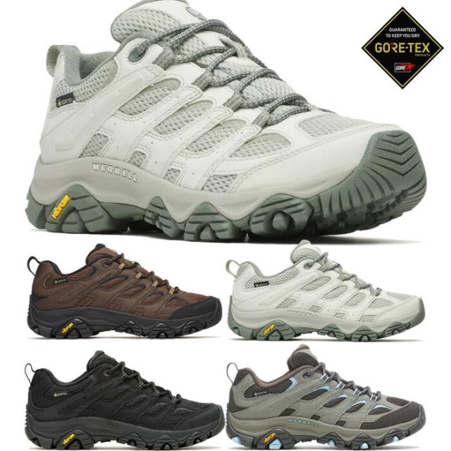 メレル レディース モアブ 3 シンセティック ゴアテックス MOAB 3 SYNTHETIC GORE-TEX 登山靴 山登り トレッキングシューズ ローカット ホワイト 白 ブラック 黒 グレー 灰色 送料無料 MERRELL