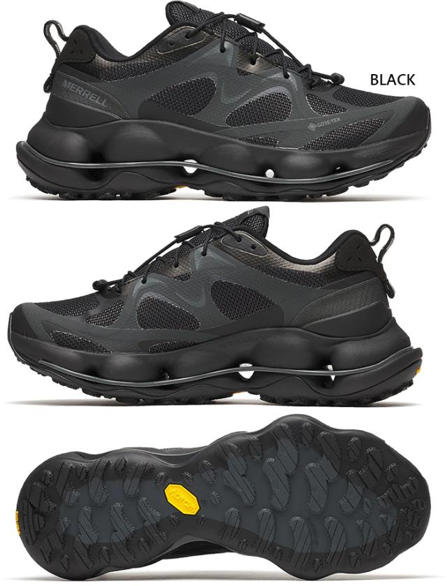 メレル レディース スピード アーク マティス ゴアテックス SPEED ARC MATIS GORE-TEX 登山靴 山登り トレッキングシューズ 防水 クイックシューレース ブラック 黒 送料無料 MERRELL W038690_1