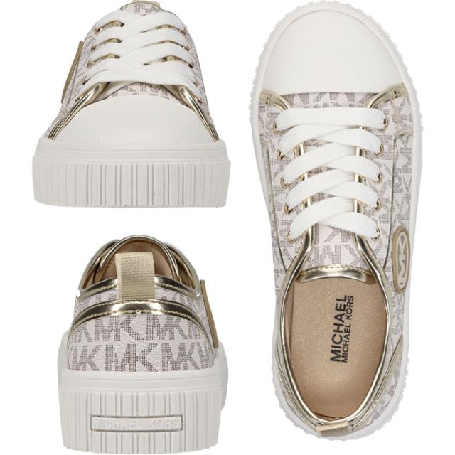 マイケルコース MICHAEL KORS サマ― アリーン MK100589 wt ホワイト キッズ 子供 スニーカー ジュニア スポーツ 運動 カジュアルシューズ 靴 セール《MICHAEL KORS》サマ\u2015 アリーン（スニーカー）｜MICHAEL KORS