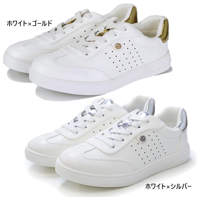 マイケル コース レディース ジュニア ジェム スコッティ JEM SCOTTY スニーカー シューズ 紐靴 ホワイト 白 送料無料 MICHAEL KORS MK2284101 MK2284102