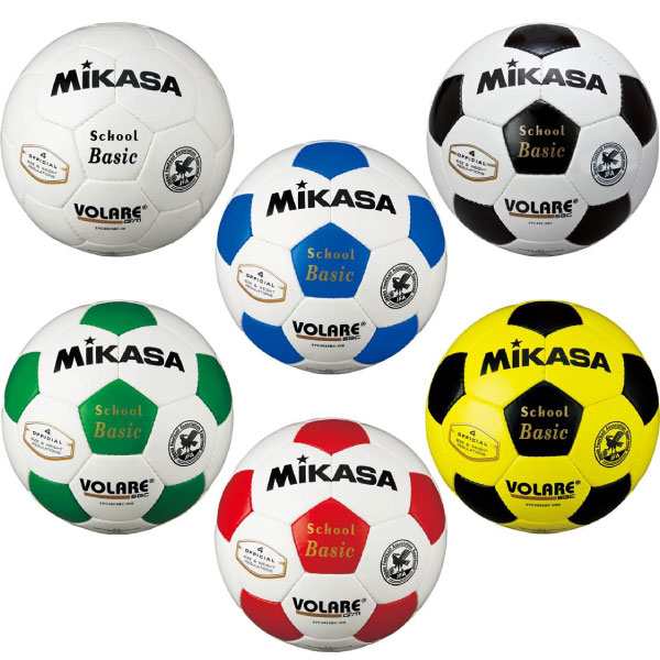 ミカサ サッカーボール４号検定球 白×青 MIKASA SVC402SBC WB