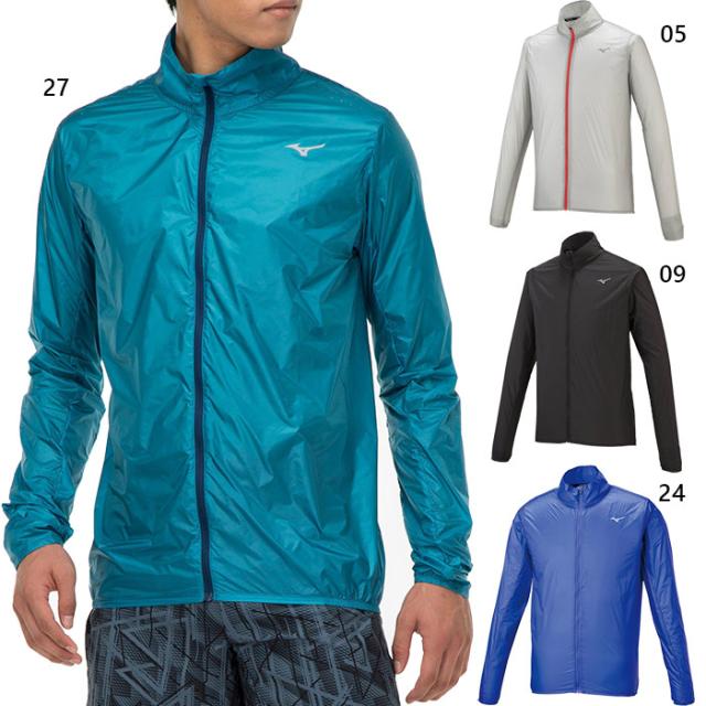 ミズノ メンズ ライトパッカブルジャケット ジョギング マラソン ランニング ナイトラン トップス フィットネス トレーニングウェア アウトドア ブラック 黒 グレー ブルー 青 灰色 送料無料 Mizuno J2ME1000の通販は 8,830円