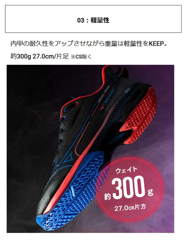 3E幅 ミズノ メンズ レディース ウエーブエクシード 5 WAVE EXEED 5 WIDE AC テニスシューズ オールコート ホワイト 白 送料無料 Mizuno 61GA2315_4