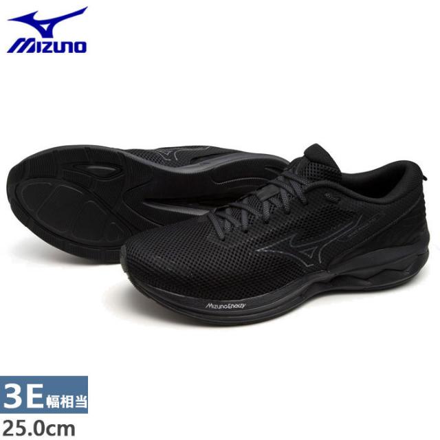 3E幅 幅広 ミズノ メンズ ウエーブリボルト3 WIDE ランニングシューズ ジョギング マラソン 紐靴 ローカット ホワイト 白 グレー 灰色 送料無料 Mizuno J1GC2385の通販は 8,530円
