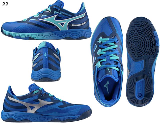 2E幅 ミズノ メンズ レディース ウエーブメダル7 卓球シューズ