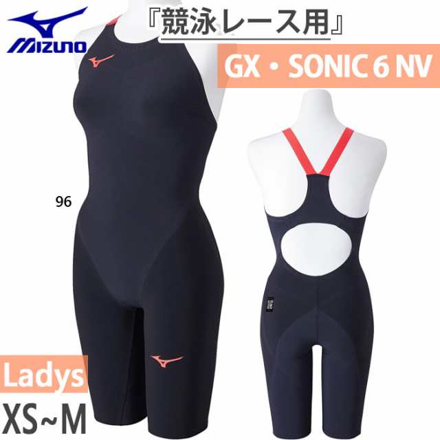 ミズノ レディース GX SONIC 6 NV スイムウエア スイミング 水泳 競泳水着 試合 レース ブラック 黒 送料無料 Mizuno N2MGA701