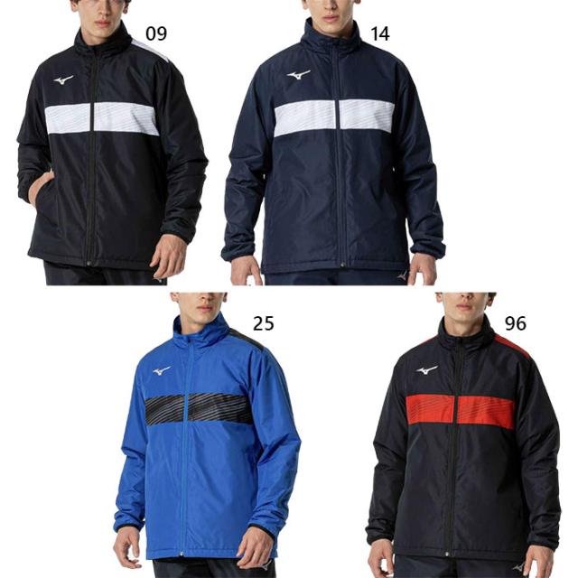 ミズノ メンズ レディース ウォーマーシャツ サッカーウェア フットサルウェア トップス 長袖 中綿 ブラック 黒 ネイビー ブルー 青 送料無料 Mizuno P2MEB590の通販は 8,089円