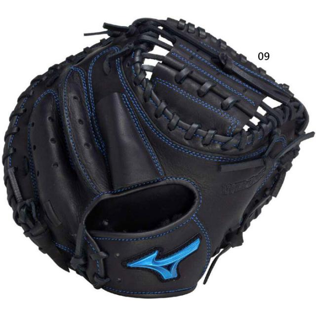 ミズノ ジュニア キッズ ジュニア軟式用ウィルドライブ ブルー 捕手用 M-R型 野球 軟式グラブ グローブ キャッチャーミット ブラック 黒 送料無料 Mizuno 1AJCY32500の通販は 11,673円