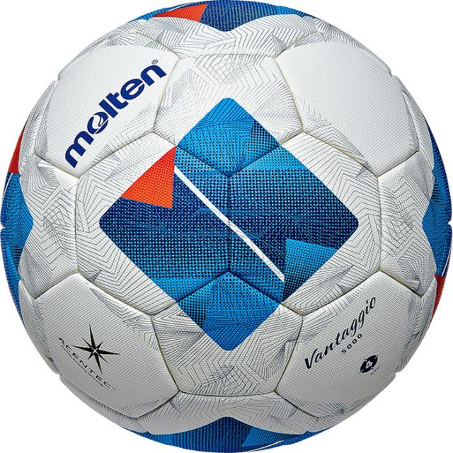 4号球 モルテン ジュニア キッズ ヴァンタッジオ 5000 サッカーボール 検定球 芝グランド用 ブルー 青 送料無料 molten F4N5000の通販は 5,896円