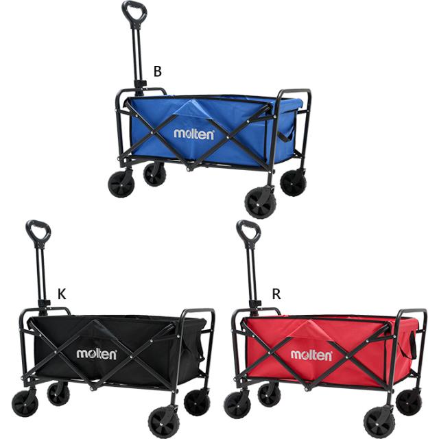 モルテン メンズ レディース ジュニア アウトドアワゴン サッカー用品 キャリー 練習 部活 ブラック 黒 ブルー レッド 青 赤 送料無料 molten WG0040B WG0040K WG0040R