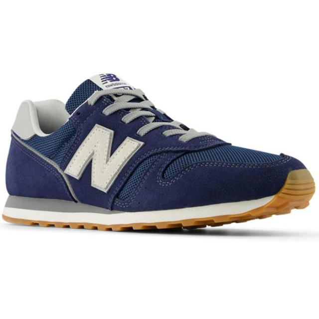 全3色 D幅 ニューバランス メンズ NB 373 v2 スニーカー シューズ ローカット レトロラン スエード 紐靴 グレー ネイビー カーキ 灰色 送料無料 New Balance ML373SE2D ML373SH2D ML373SI2D