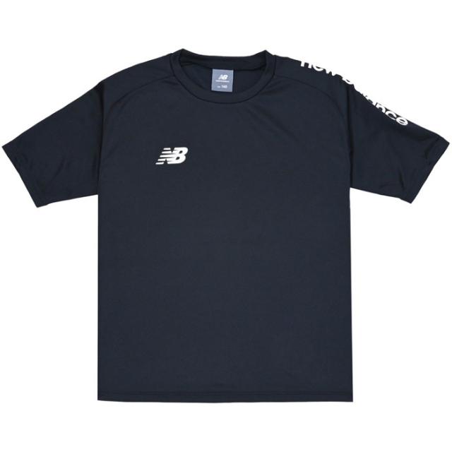 全4色 ニューバランス ジュニア キッズ ニット ショートスリーブ Knit Short Sleeve T-Shirt 半袖Tシャツ トップス フィットネス トレーニングウェア ブラック 黒 ブルー 青 送料無料 New Balance ABT55221