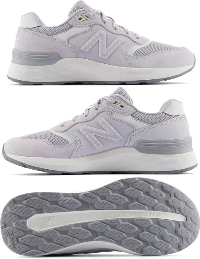 2E幅 全3色 ニューバランス レディース Walking フレッシュフォーム Fresh Foam 880 v7 ウォーキングシューズ スニーカー 紐靴 幅広 ブラック 黒 グレー 灰色 送料無料 New Balance WW880B_2