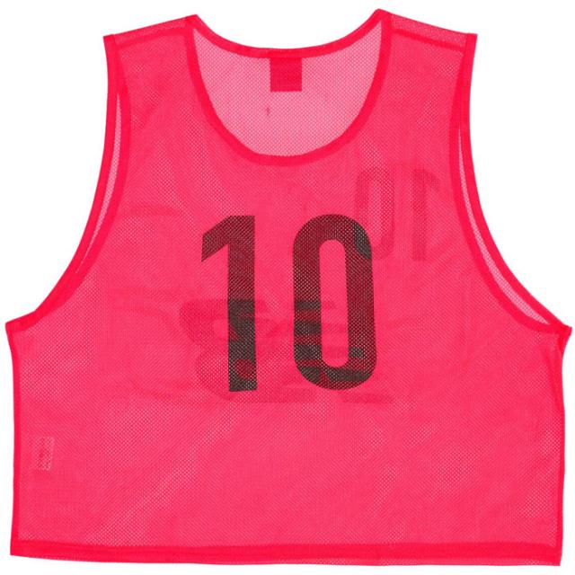 全4色 10枚１セット ニューバランス メンズ レディース ビブス No.2-No.11までの10枚入り 専用メッシュ袋付き サッカー用品 ゼッケン ブルー 青 ピンク グリーン 緑 送料無料 New Balance AMT55291_1