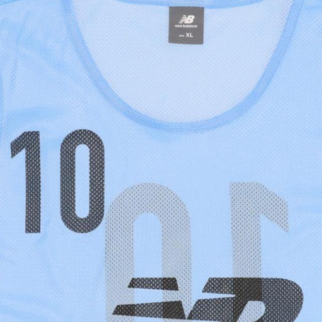 全4色 10枚１セット ニューバランス メンズ レディース ビブス No.2-No.11までの10枚入り 専用メッシュ袋付き サッカー用品 ゼッケン ブルー 青 ピンク グリーン 緑 送料無料 New Balance AMT55291_11