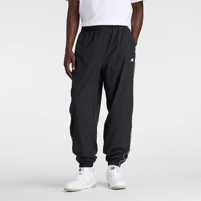 全2色 ニューバランス メンズ ウーブントラックジョガーパンツ 裏トリコット起毛 フィットネス トレーニングウェア ボトムス ロングパンツ ブラック 黒 ネイビー 送料無料 New Balance AMP53173