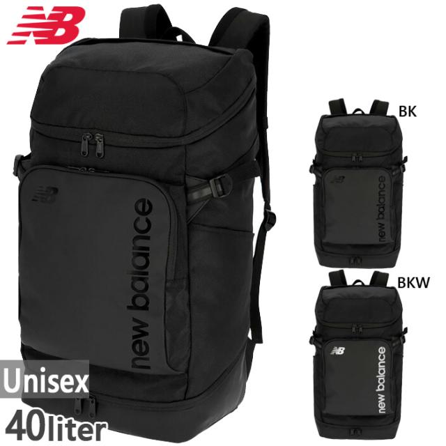 40L ニューバランス メンズ レディース トップローディングバックパック リュックサック デイパック バックパック バッグ 鞄 ブラック 黒 送料無料 New Balance AC7580W
